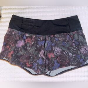 Flower Lululemon Shorts